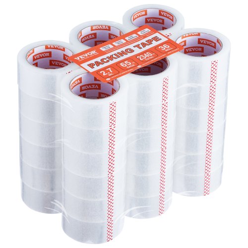 Clear Packing Tape 3 inches Core 36 Rolls 188 Inches x 65 Yards Packing