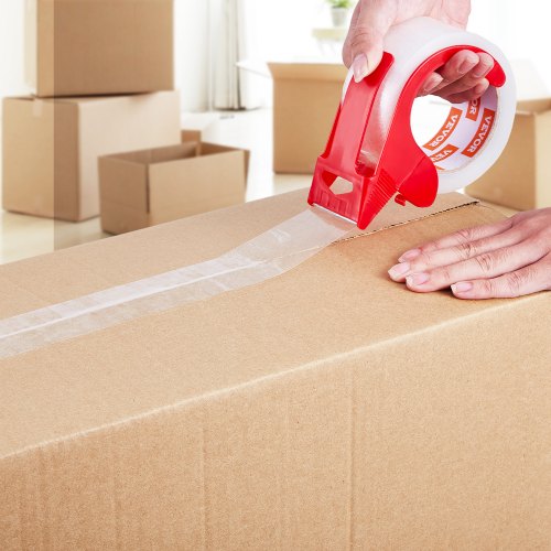 Clear Packing Tape 3 inches Core 6 Rolls 188 Inches x 65 Yards Packing