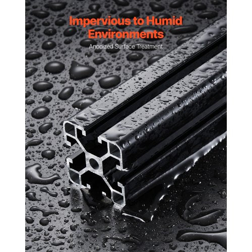 4PCS 23.6 in 600 mm T Slot 4040 Aluminum Extrusion Profile European