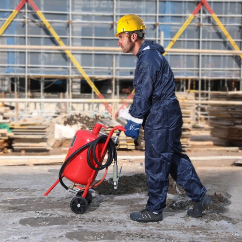 10Gal40L Sandblaster Equipped with Nozzle ShutOff Valve Pressure Gauge