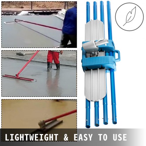 Bull Float Magnesium Concrete Float 48 x 8 Round End Concrete Float Tool