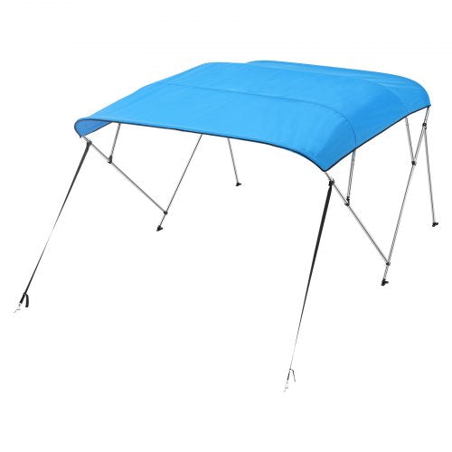 4 Bow Boat Bimini Tops 600D Polyester Canopy with Aluminum Alloy Frame