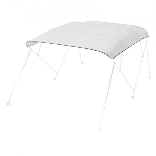 4 Bow Boat Bimini Tops 600D Polyester Canopy Waterproof Sun Protection