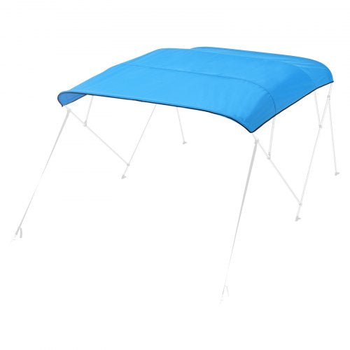 4 Bow Boat Bimini Tops 600D Polyester Canopy Waterproof Sun Protection