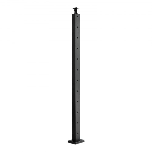 4Pack Cable Railing Post 42x1x2 In HorizontalHole Deck Railing Post