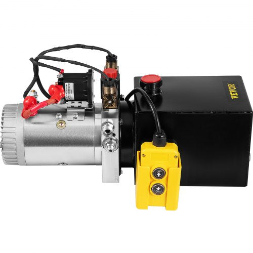 Hydraulic Pump Electric Hydraulic Pump 4 Quart Double Acting Metal Reservoir