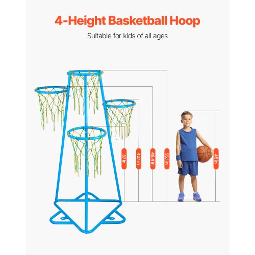 Kids Basketball Hoop 4Hoop Child Basketball Hoops Portable Basketball