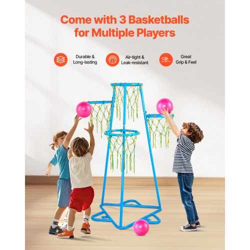 Kids Basketball Hoop 4Hoop Child Basketball Hoops Portable Basketball