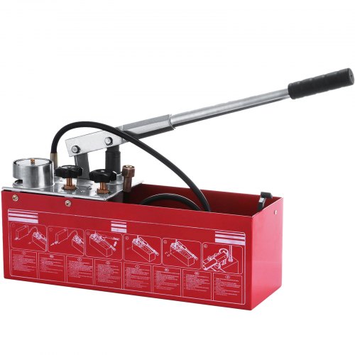 Hydraulic Pressure Test Pump 50 Bar 725 PSI 3 Gallon Tank 45ML 12 BSP