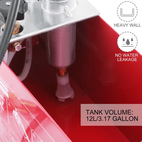 Hydraulic Pressure Test Pump 50 Bar 725 PSI 3 Gallon Tank 45ML 12 BSP
