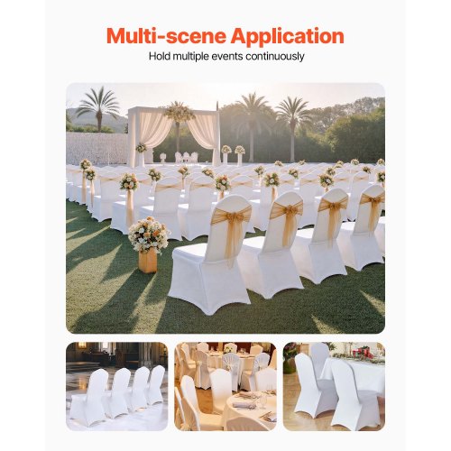 Stretch Spandex Folding Chair Covers Universal Fitted Chair Cover