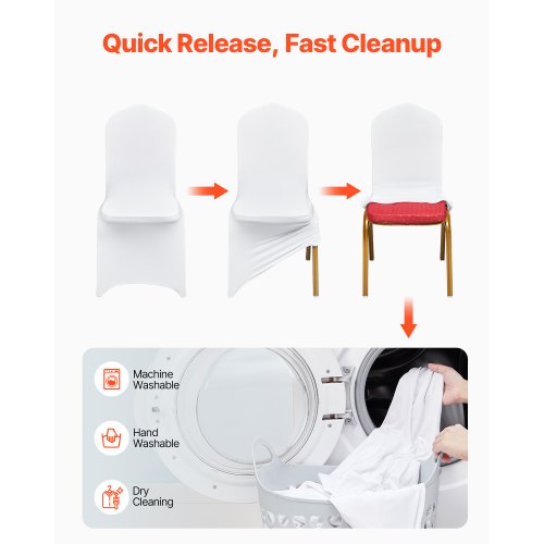 Stretch Spandex Folding Chair Covers Universal Fitted Chair Cover