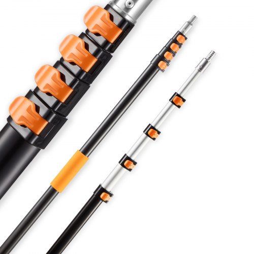 Telescopic Extension Pole 4.66 - 19 FT MultiPurpose Extendable Pole Sturdy