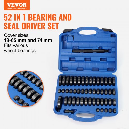 52PCS Custom Bushing Bearing Seal Driver Set Transmission Wheel Axle