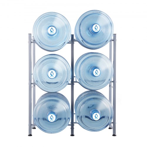 3 Tiers Water Jug Holder 5 Gallon Water Bottle Holder Double Row Water