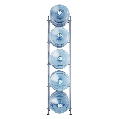 5 Tiers Water Jug Holder 5 Gallon Water Bottle Holder Single Row Water