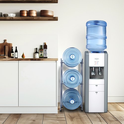 3 Tiers Water Jug Holder 5 Gallon Water Bottle Holder Single Row Water