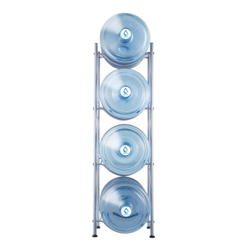 4 Tiers Water Jug Holder 5 Gallon Water Bottle Holder Single Row Water