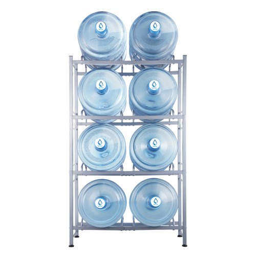 4 Tiers Water Jug Holder 5 Gallon Water Bottle Holder Double Row Water