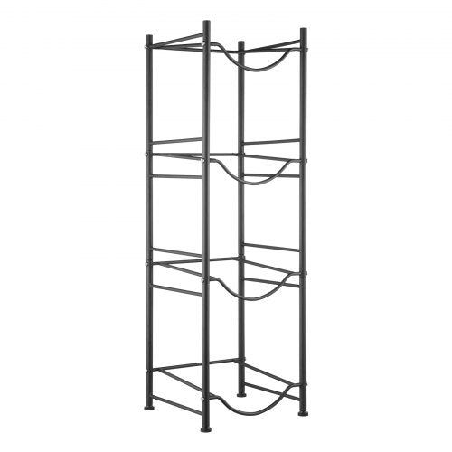 4 Tiers Water Jug Holder 5 Gallon Water Bottle Holder Single Row Water
