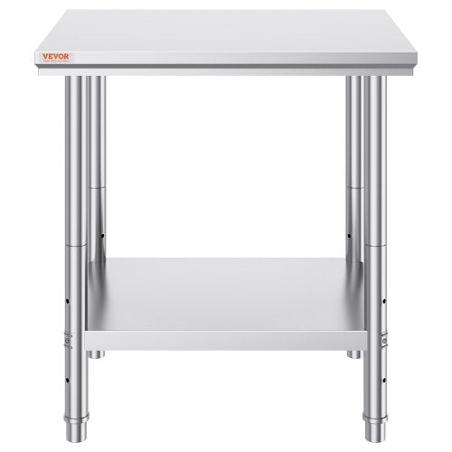 Stainless Steel Prep Table 24 x 30 x 31 Inch 700 lbs Load Capacity Heavy