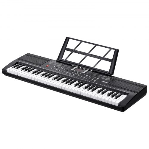 61 Key Digital Keyboard Piano 200 Tones 200 Rhythms Electric Portable