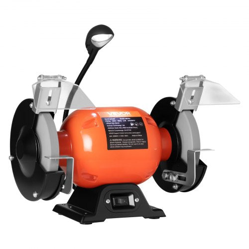 Bench Grinder 6inch Single Speed Bench Grinder 3450RPM HighSpeed Table