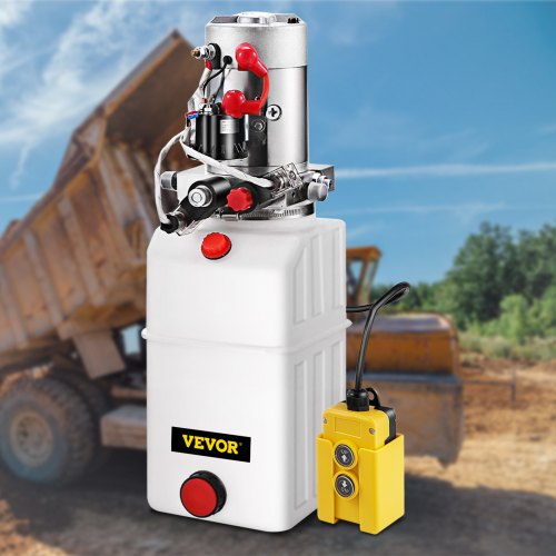 Hydraulic Power Unit 6 Quart Hydraulic Pump Double Acting DC12V Hydraulic