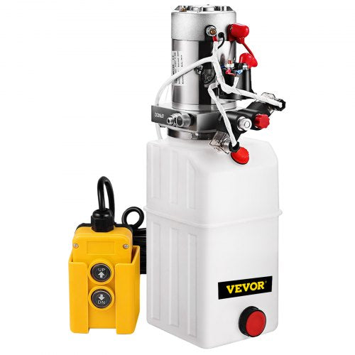 Hydraulic Power Unit 6 Quart Hydraulic Pump Double Acting DC12V Hydraulic