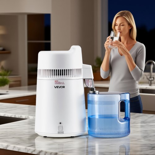 Water Distiller 6L 1.6 Gallon Larger Pure Water Purifier Filter For Home