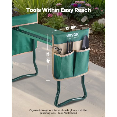 Garden Kneeler and Seat 6 in Wide Kneeling Pad Heavy Duty Garden Kneeling