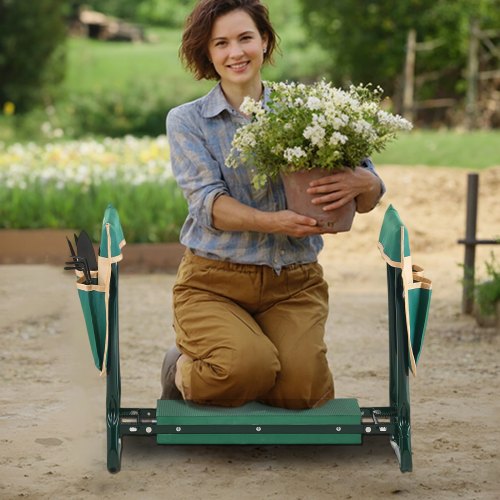 Garden Kneeler and Seat 6 in Wide Kneeling Pad Heavy Duty Garden Kneeling
