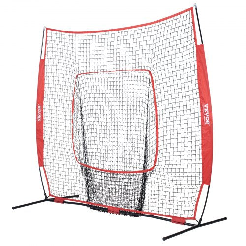 7x7 ft Baseball Softball Practice Net Portable Baseball Training Net