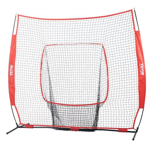 7x7 ft Baseball Softball Practice Net Portable Baseball Training Net