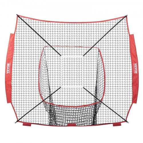 7x7 ft Baseball Softball Practice Net Portable Baseball Training Net