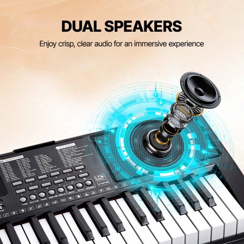 88 Key Digital Piano Keyboard Semi Weighted Keys Full Size Electric