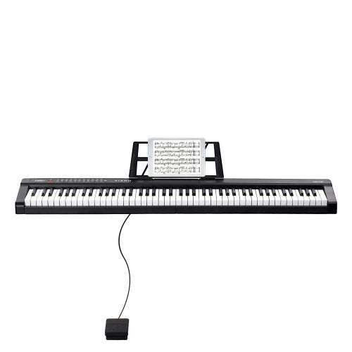 88 Key Digital Piano Keyboard Semi Weighted Keys Full Size Electric