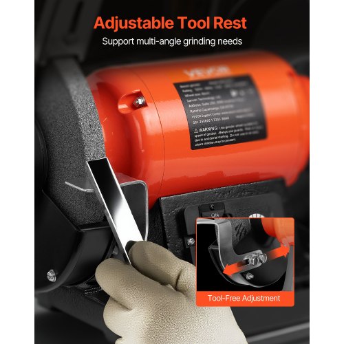 Bench Grinder 8inch Variable Speed Bench Grinder 20003450RPM Table