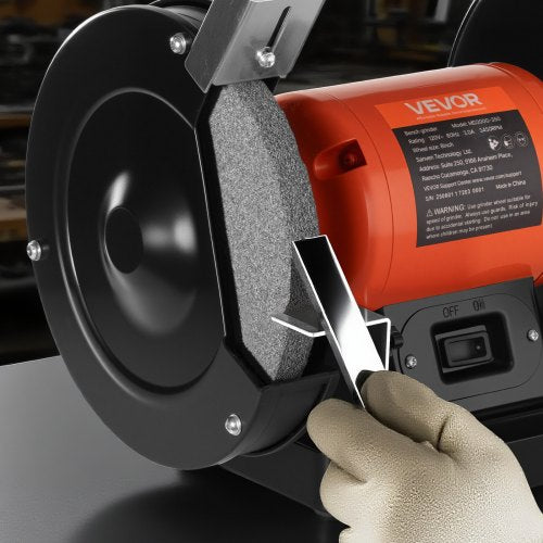 Bench Grinder 8inch Single Speed Bench Grinder 3450RPM HighSpeed Table