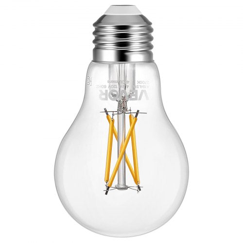 6 Pack Edison Bulbs LED A19 Vintage Edison Light Bulbs 45W Dimmable 450