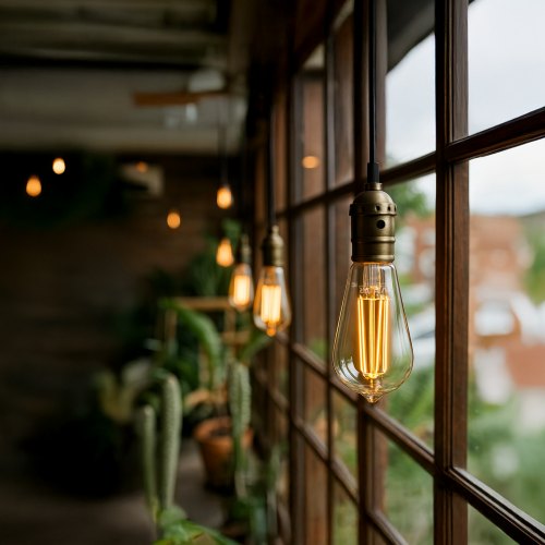 6 Pack Edison Bulbs LED ST19 Vintage Edison Light Bulbs 7W Dimmable 800