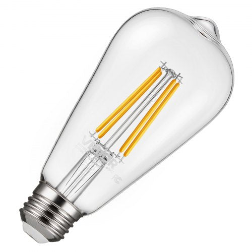 6 Pack Edison Bulbs LED ST19 Vintage Edison Light Bulbs 7W Dimmable 800
