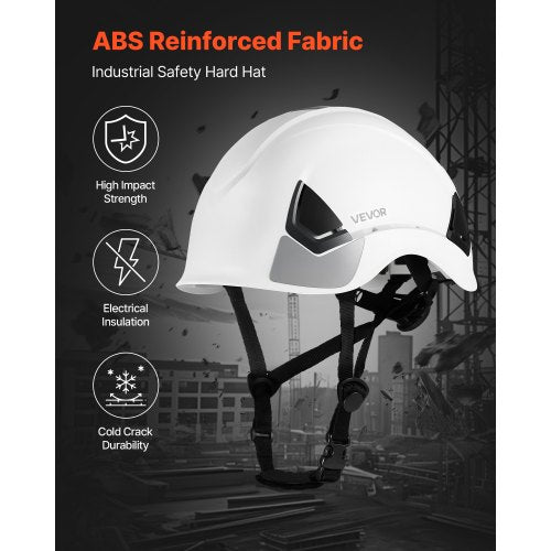 Safety Helmet ANSIISEA Z891 Approved ABS Safety Hard Hat with 6Point