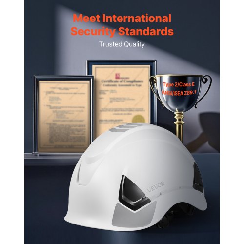 Construction Safety Helmet ANSIISEA Z891 Approved ABS Safety Hard Hat