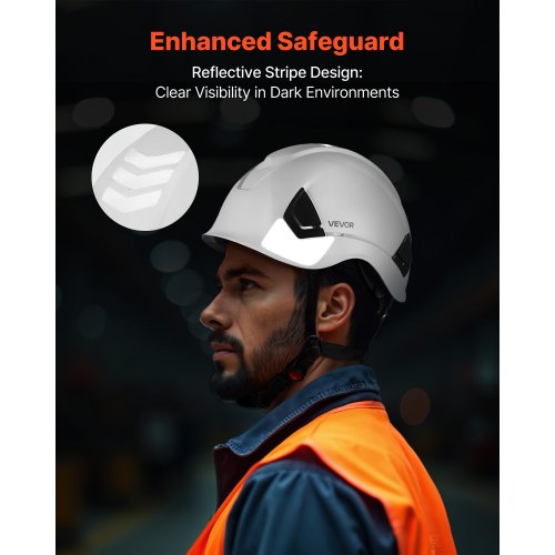 Construction Safety Helmet ANSIISEA Z891 Approved ABS Safety Hard Hat
