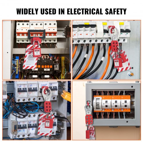 Electrical Lockout Tagout Kit 59 PCS Safety Lockout Tagout Station With Padlocks