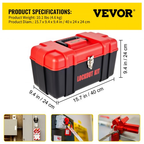 43 PCS Lockout Tagout Kits Electrical Safety Loto Kit Includes Padlocks 5