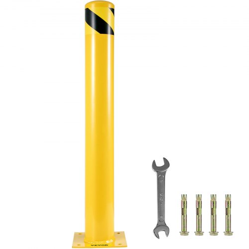 Safety Bollard 48x45 Safety Barrier Bollard 412 OD 48 Height Yellow