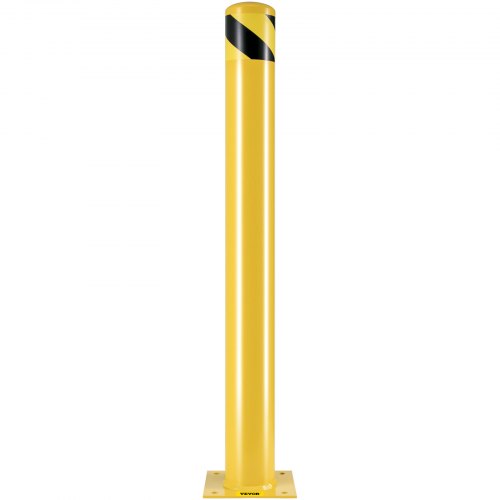 Safety Bollard 42 Inch Height Bollard Post 4.5 Inch Diameter Steel Pipe