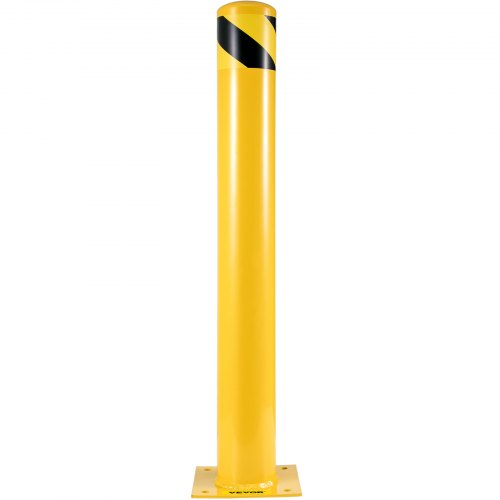 Safety Bollard 48 Inch Height Bollard Post 5.5 Inch Diameter Steel Pipe